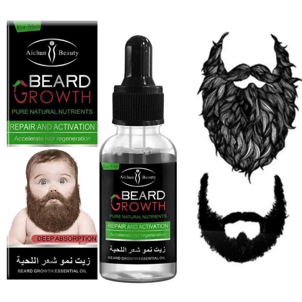 Beard Grow Oil for Thicker Beard Growth