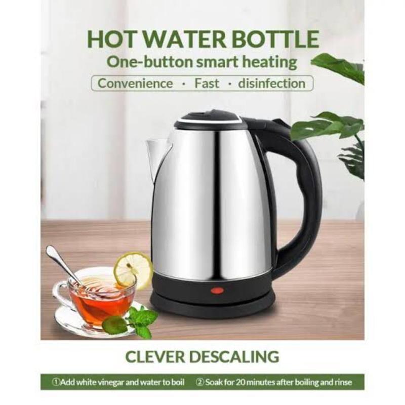 "Buy  Cordless Electric Kettle – Fast Boiling, 2L Capacity, Stainless Steel"